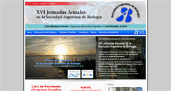 Desktop Screenshot of congresos.biologia.org.ar