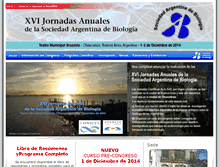 Tablet Screenshot of congresos.biologia.org.ar